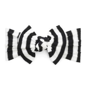 Baby Bling Black and White Stripe baby headband